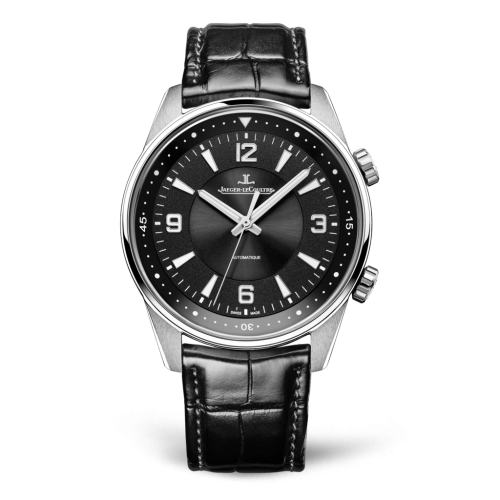 Polaris Automatic Stainless Steel / Black / Alligator