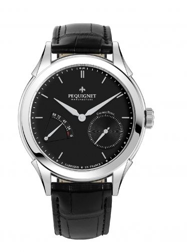 Rue Royale Stainless Steel / Black / Black Alligator