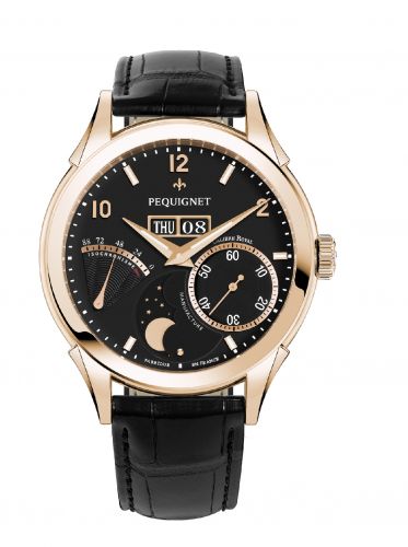 Rue Royale Moonphase Red Gold / Black / Black Alligator