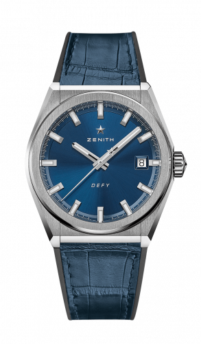 Defy Classic Titanium / Blue / Alligator