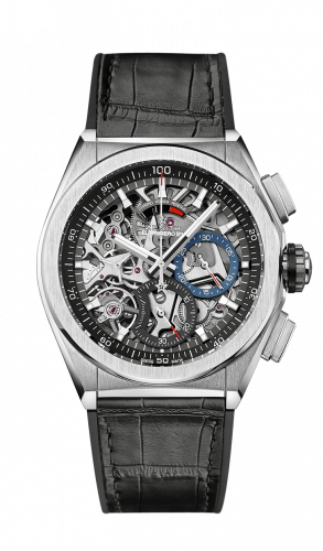 Defy El Primero 21 Titanium / Skeleton / Alligator