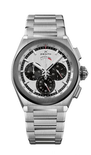 Defy El Primero 21 Titanium / Ceramic / Silver Panda / Bracelet