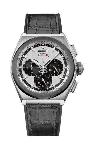 Defy El Primero 21 Titanium / Ceramic / Silver Panda / Alligator