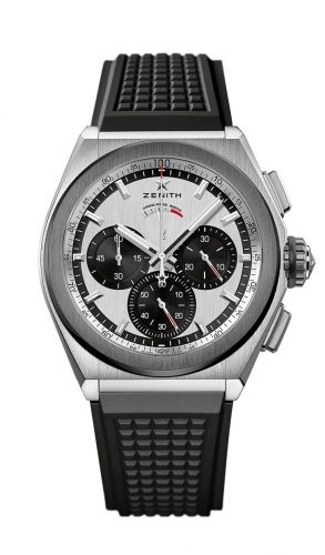 Defy El Primero 21 Titanium / Ceramic / Silver Panda / Rubber