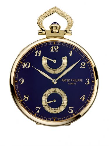 Pocket Watch Lepine Power Reserve Yellow Gold / Matryoshka Dolls