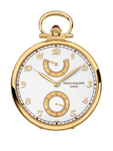 Pocket Watch Lepine Power Reserve Yellow Gold / An Outing on the Lake