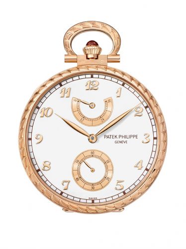 Pocket Watch Lepine Power Reserve Rose Gold / Lateen Sails