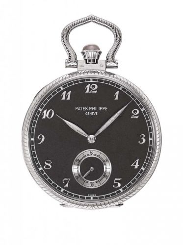 Pocket Watch Lepine White Gold / Wild Horses