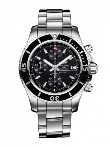 Superocean Chronograph 42 Stainless Steel / Black / Bracelet
