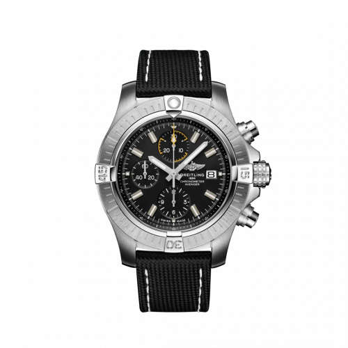 Avenger Chronograph 45 Stainless Steel / Black / Military / Pin
