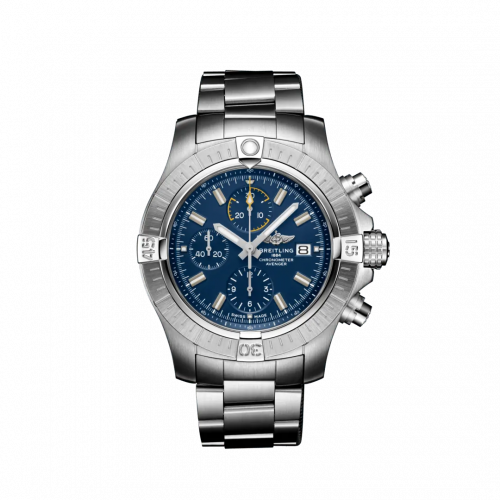 Avenger Chronograph 45 Stainless Steel / Blue / Bracelet