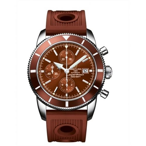Superocean Heritage 46 Chronograph Stainless Steel / Bronze / Bronze / Rubber