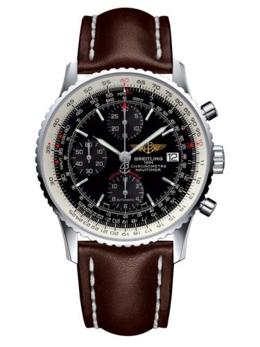 Navitimer Heritage Stainless Steel / Black / Calf