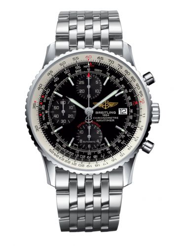 Navitimer Heritage Stainless Steel / Black / Bracelet