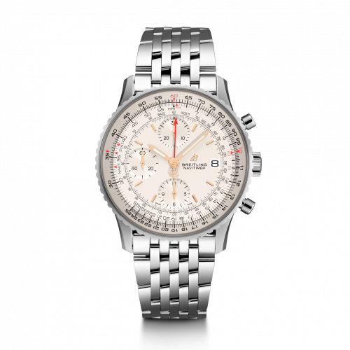 Navitimer 1 Chronograph 41 Stainless Steel / Silver / Bracelet