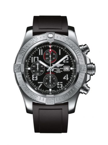 Super Avenger II Stainless Steel / Volcano Black / Rubber / Pin