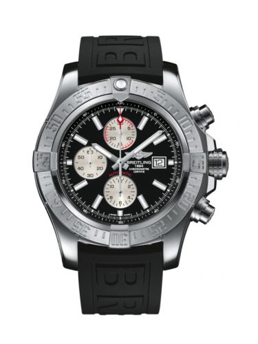 Super Avenger II Stainless Steel / Volcano Black / Rubber / Pin