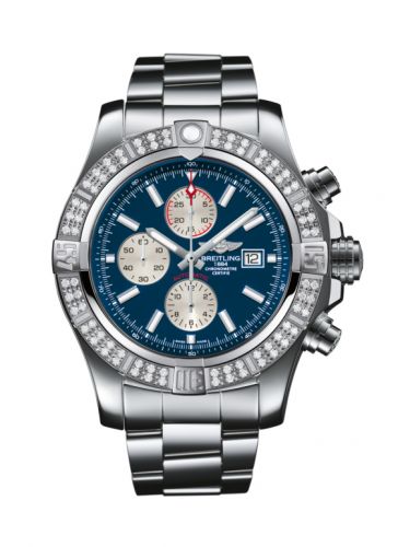 Super Avenger II Stainless Steel / Diamond / Mariner Blue / Bracelet