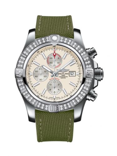 Super Avenger II Stainless Steel / Diamond / Stratus Silver / Military / Pin