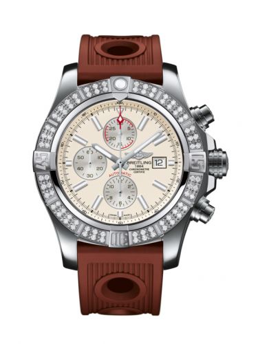 Super Avenger II Stainless Steel / Diamond / Stratus Silver / Rubber / Folding