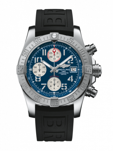 Avenger II Stainless Steel / Mariner Blue / Rubber / Folding