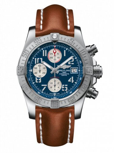 Avenger II Stainless Steel / Mariner Blue / Calf / Folding