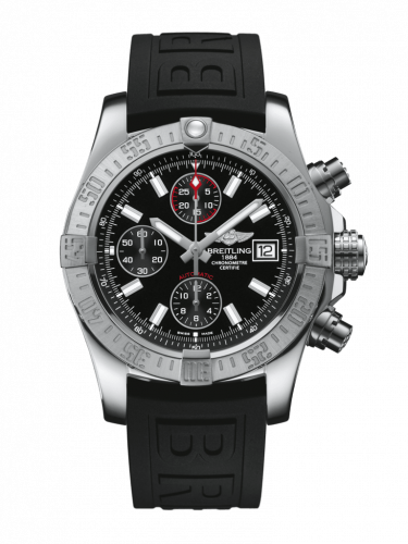 Avenger II Stainless Steel / Volcano Black / Rubber / Pin
