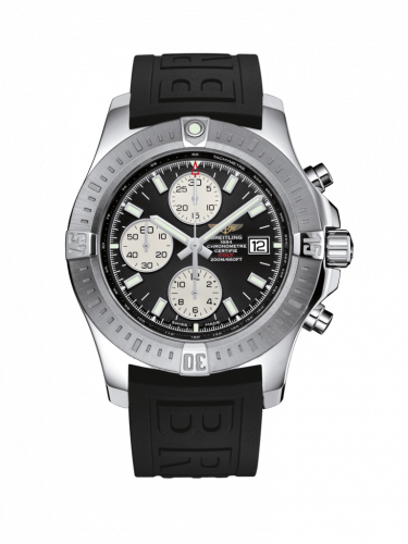 Colt Chronograph Automatic Stainless Steel / Volcano Black / Rubber / Folding