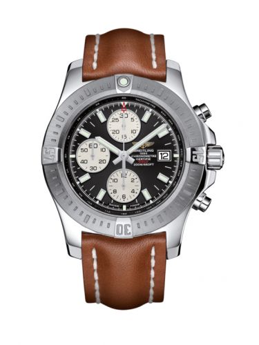 Colt Chronograph Automatic Stainless Steel / Volcano Black / Calf / Pin
