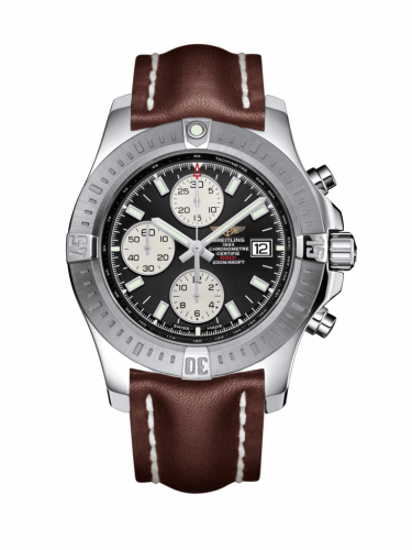 Colt Chronograph Automatic Stainless Steel / Stratus Silver / Calf / Folding