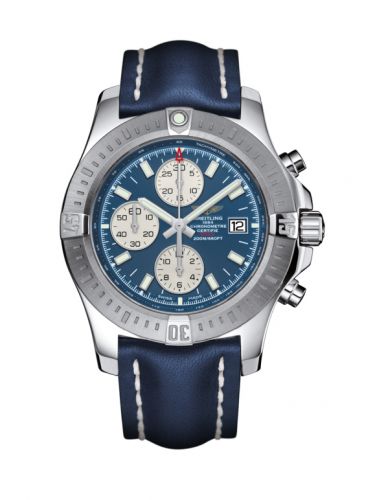 Colt Chronograph Automatic Stainless Steel / Mariner Blue / Calf / Pin