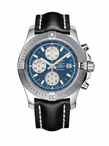 Colt Chronograph Automatic Stainless Steel / Mariner Blue / Calf / Folding