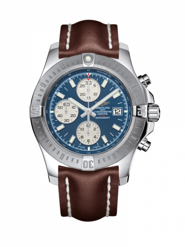 Colt Chronograph Automatic Stainless Steel / Mariner Blue / Calf / Folding