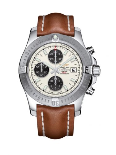 Colt Chronograph Automatic Stainless Steel / Stratus Silver / Calf / Pin