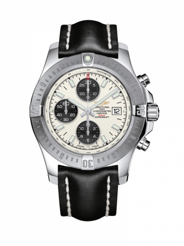Colt Chronograph Automatic Stainless Steel / Stratus Silver / Calf / Folding