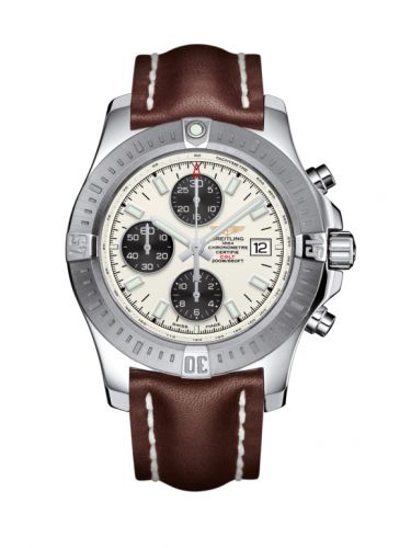 Colt Chronograph Automatic Stainless Steel / Stratus Silver / Calf / Pin