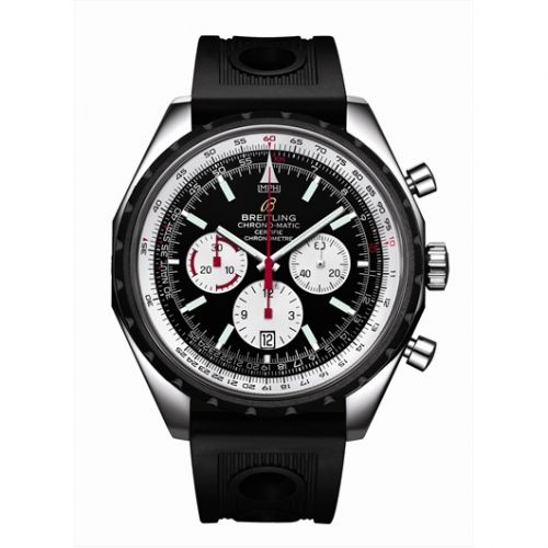 Chrono-Matic 49 Black / Rubber