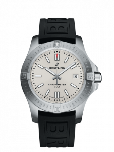 Chronomat Colt 41 Automatic Silver / Rubber / Folding