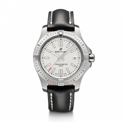 Chronomat Colt 41 Automatic Silver / Calf / Folding
