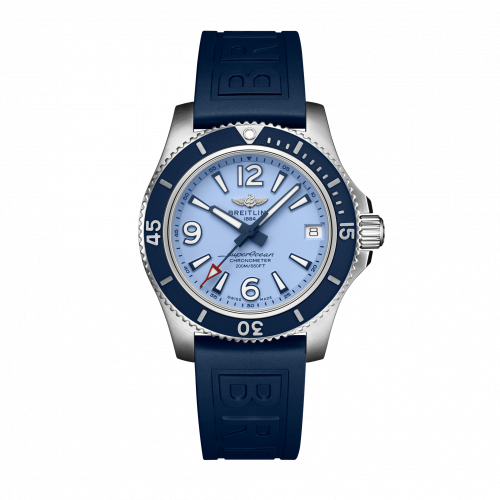 Superocean 36 Stainless Steel / Blue / Rubber / Pin