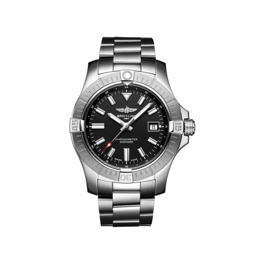 Avenger Automatic 43 Stainless Steel / Black / Bracelet