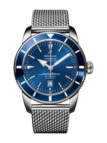 Superocean Heritage 46 Stainless Steel / Blue / Blue / Milanese