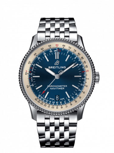 Navitimer 1 38 Automatic Stainless Steel / Blue / Bracelet