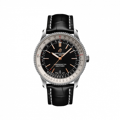 Navitimer Automatic 41 Automatic Stainless Steel / Black / Croco / Pin