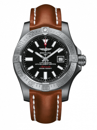 Avenger II Seawolf Stainless Steel / Volcano Black / Calf / Folding