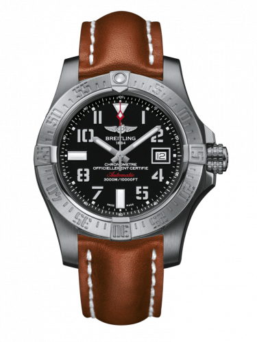Avenger II Seawolf Stainless Steel / Volcano Black / Calf / Pin