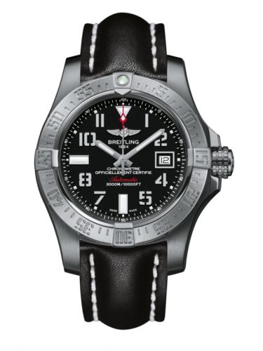Avenger II Seawolf Stainless Steel / Volcano Black / Calf / Pin