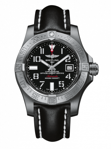 Avenger II Seawolf Stainless Steel / Volcano Black / Calf / Folding