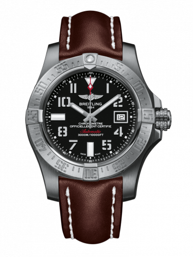Avenger II Seawolf Stainless Steel / Volcano Black / Calf / Pin