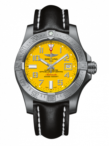 Avenger II Seawolf Stainless Steel / Cobra Yellow / Calf / Folding